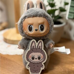 Authentic Popmart Macaron Labubu - Sesame Bean